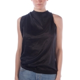 Aries Twisted Vest Women's Clothing Y75p3191 (Black)